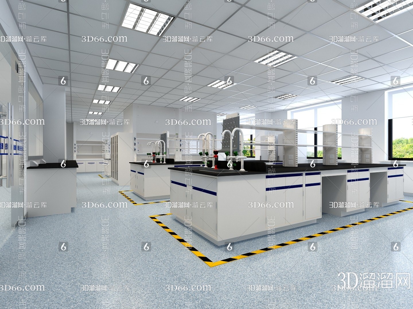 现代实验室3d模型 28下载币 对比