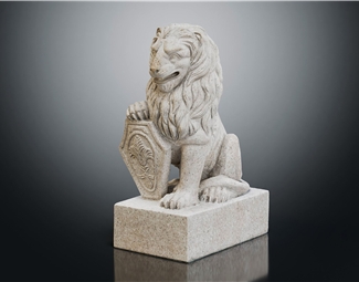 现代石狮子雕塑