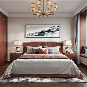 中式 卧室
