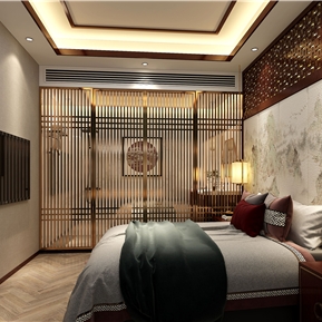 新中式 按摩房 洗浴中心足疗会所按摩房