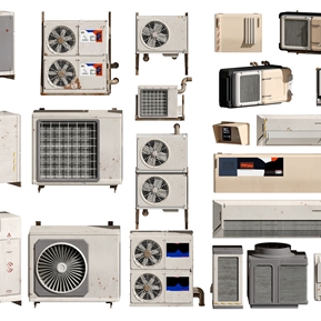 现代 空调外机 空调室外机