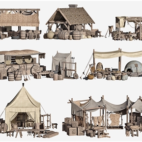 北欧 摊位 中世纪集市摊位