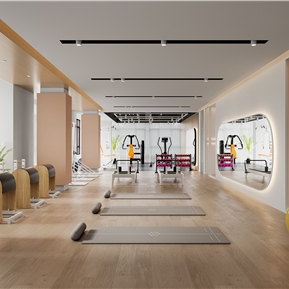 现代 瑜伽室 健身房