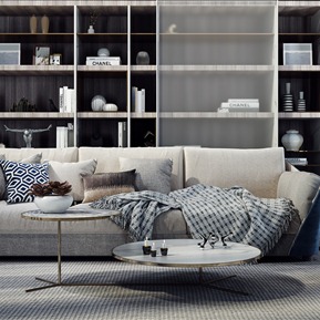 现代 沙发茶几组合 沙发茶几