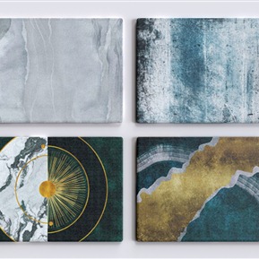 现代 方形地毯 抽象地毯