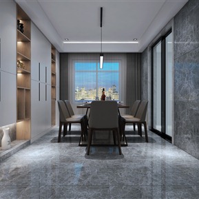 现代 餐厅 简约