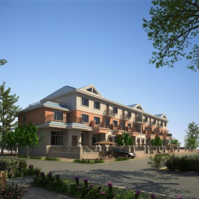 欧式 联排别墅 私家别墅