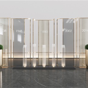 轻奢 隔断 金属玻璃隔断