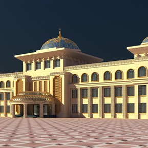 民族风 办公楼 辽金蒙古办公楼