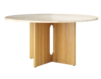 现代餐桌原木