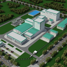 现代 鸟瞰图 厂区鸟瞰