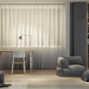 北欧 书桌椅 书桌休闲椅茶几装饰画组合