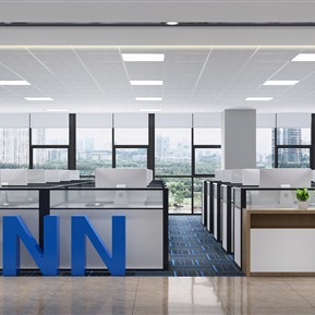 现代 公共办公区 办公室 开场办公室 员工办公室 办公用品 墙饰