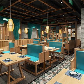 新中式 餐厅 餐饮