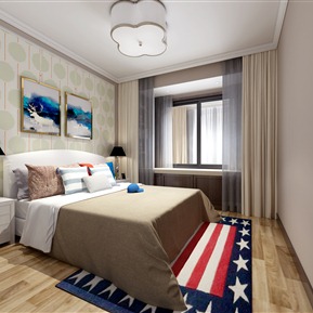 现代 卧室 主卧