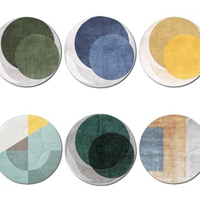 现代 圆形地毯