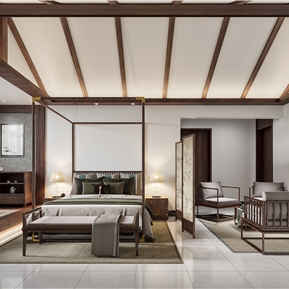 新中式 客房 酒店客房