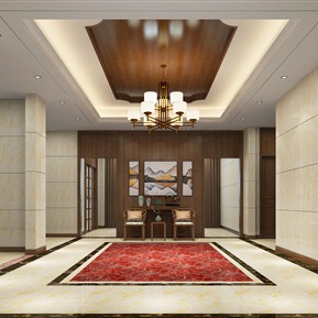 新中式 玄关 前厅