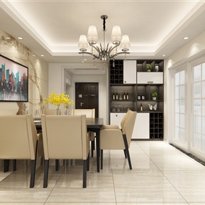 现代 餐厅 客餐厅