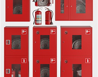 现代消防器材柜