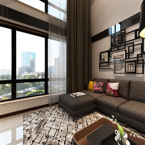 现代 客厅 公寓客厅