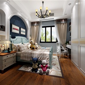 美式 卧室