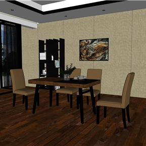 现代 餐桌椅组合