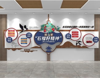 现代民族团结文化墙