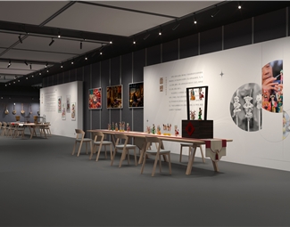 现代 展厅 非遗展厅