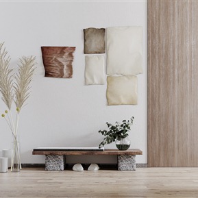 现代 凳子 小景