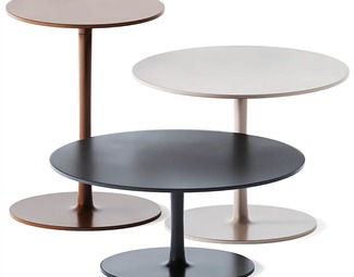 现代现代圆形餐桌