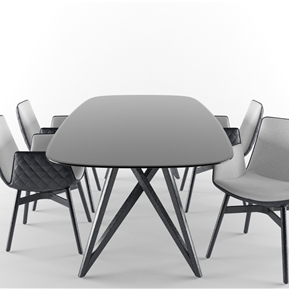 现代 餐桌椅组合