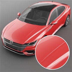 現(xiàn)代紅色高光光滑汽車漆 涂料 VR