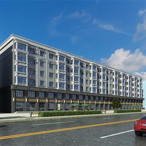 欧式 住宅楼 沿街住宅商业