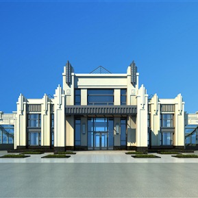 欧式 建筑 接待中心