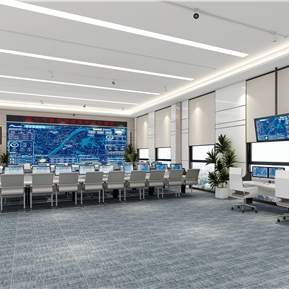 现代 监控室 气象局综合监控指挥会议中心