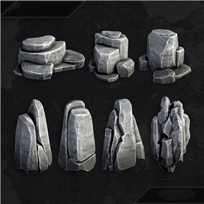 现代 石头 岩石