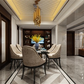 简欧 餐厅 港式 客餐厅