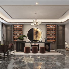 新中式 书房