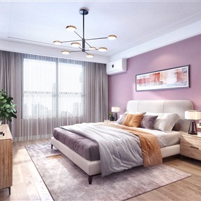 现代 卧室 次卧室