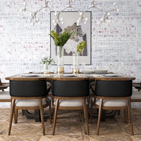 北欧 餐桌椅组合