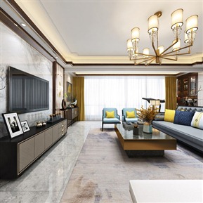 新中式 客餐厅 简中