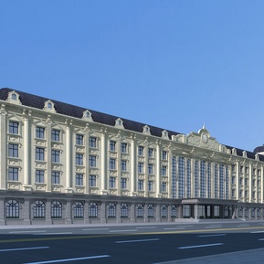 欧式 住宅楼 立面