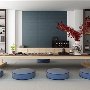 新中式 茶桌椅  书桌组合