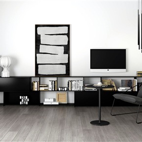 现代 电视柜  电视柜装饰品休闲椅组合