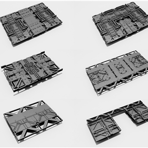 后现代 墙面 科幻墙面