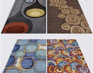 现代印花地毯