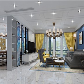 简欧 餐厅 客餐厅 卧室