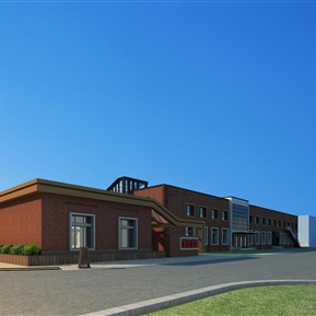 现代 餐厅建筑 商业