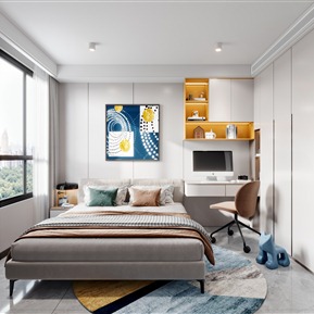 现代 儿童房 儿童房卧室